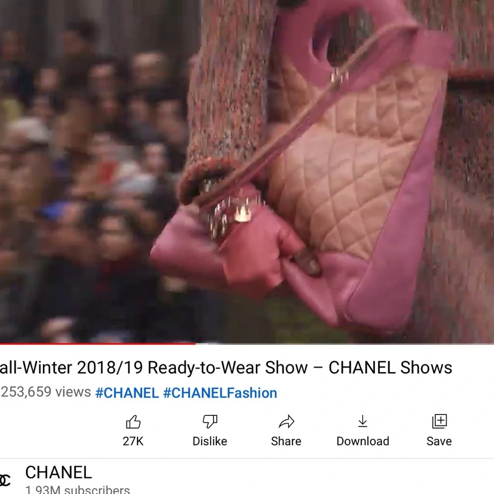 CHANEL Multicolor quilted Large Shopping Bag